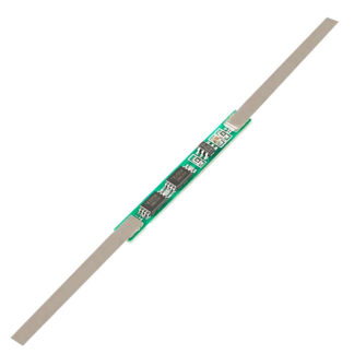 BMS плата защиты Li-ion/Li-Pol аккумулятора (1S / 3А) с никелевыми лентами