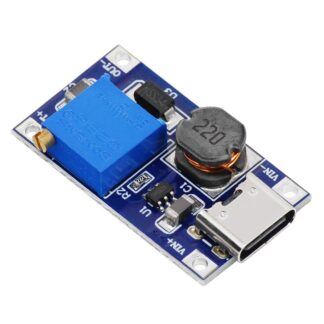 DC-DC повышающий преобразователь на MT3608 с USB Type-C (Вход: 2-7 В, Выход: 5-15 В) | 2 А