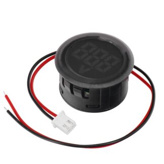 Двухпроводной DC вольтметр (5 – 100 В) круглый (30 мм)