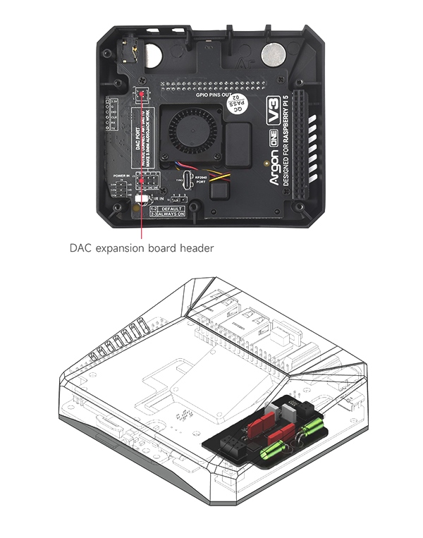 Корпус алюминиевый Argon ONE V3 для Raspberry Pi 5