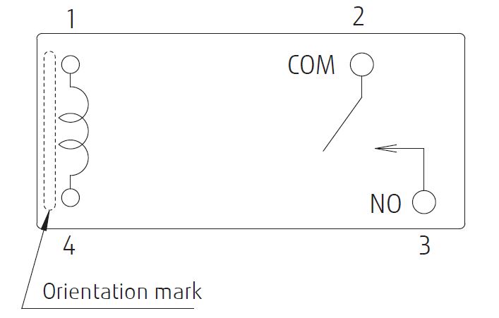 Схема электромеханического реле