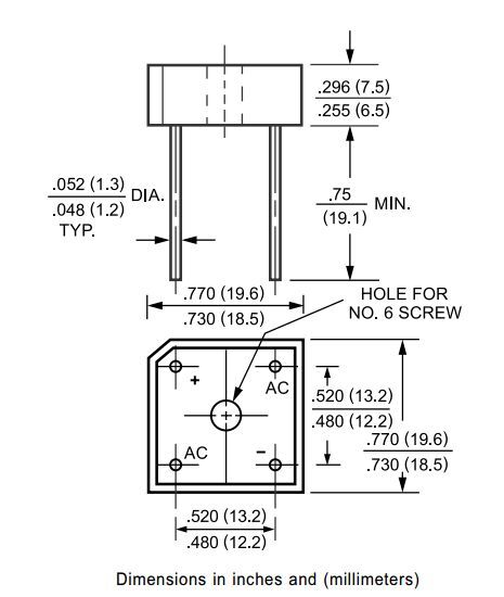 Диодный мост KBPC1010