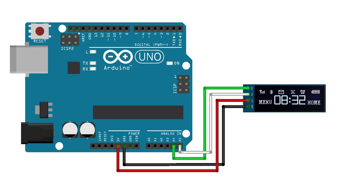 Подключение OLED SSD1306 к Arduino Подключение OLED SSD1306 к Arduino
