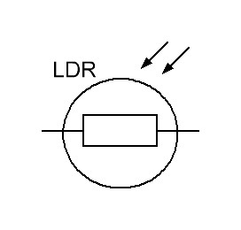 Фоторезистор на схеме