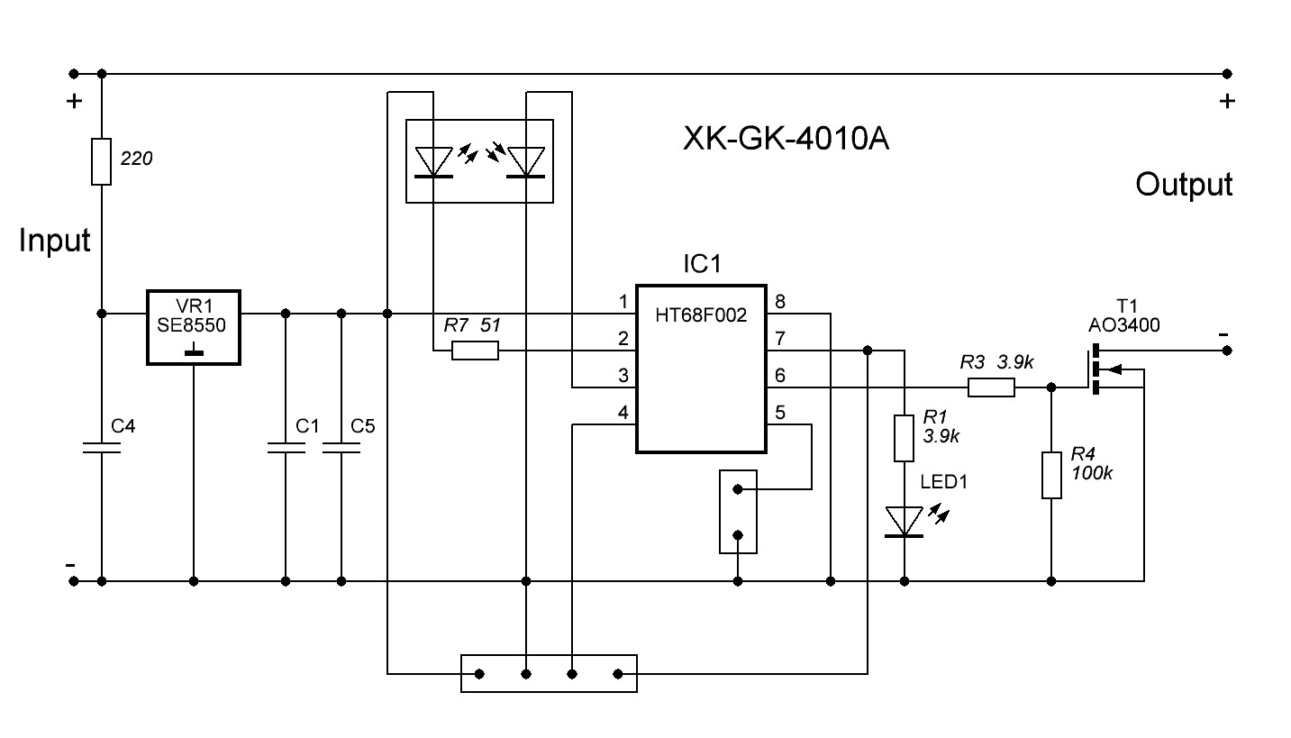 Схема XK-GK-4010A