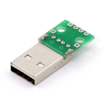 Штекер USB-А на плате