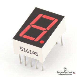 7-сегментный LED индикатор (0.56", Красный, Общий катод)