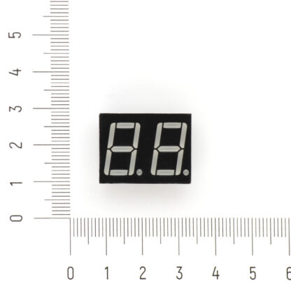 2-разрядный цифровой индикатор (0,56", Красный)