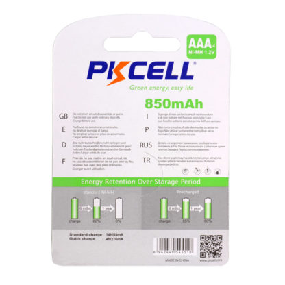 PKCell AAA 850 мАч (Pre Charged)