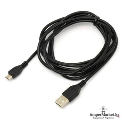 USB Кабель A – USB micro, 2 м (черный)