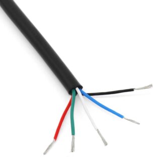 Многожильный силиконовый кабель 5×0.2 мм², 5 мм (1 м)