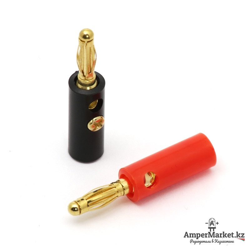 Штекер типа «банан» (4 мм) | AmperMarket.kz