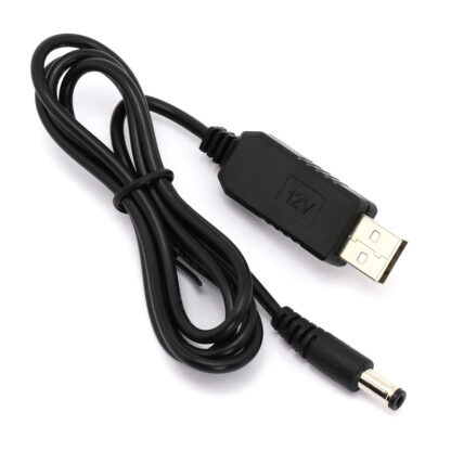 Провод-адаптер «USB (папа) – DC 5.5×2.1 (12 В)»