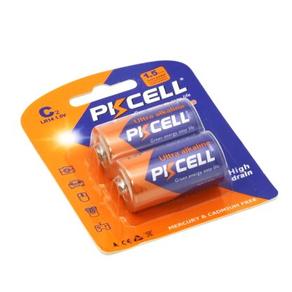 Батарейки щелочные (2 шт) PKCell C/LR14 (1.5 В)