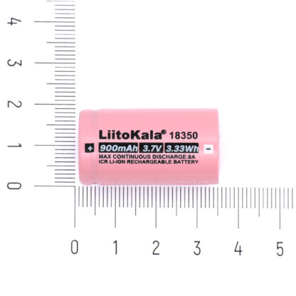 Li-ion аккумулятор LiitoKala 18350 (3.7 В, 900 мАч)