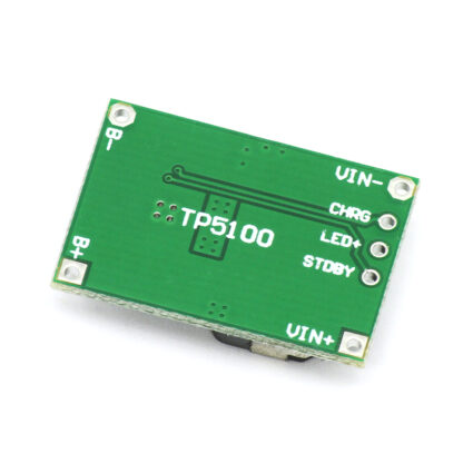 Модуль заряда литиевых аккумуляторов TP5100 на 1/2 ячейки (Вход: до 15 В) | 2 А