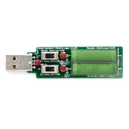 USB-нагрузка (2 резистора по 10 Вт) | 5 В, 1-2-3А