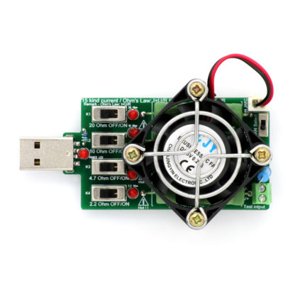 USB-нагрузка (4 резистора по 10 Вт) | 5 В, 0.25-4А