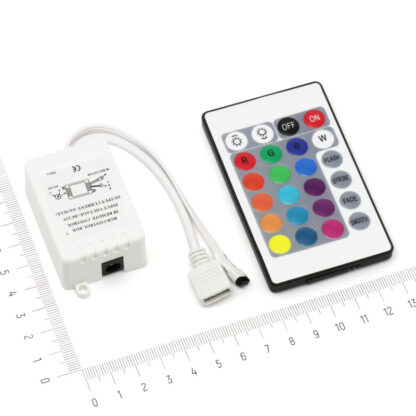 Контроллер для RGB-светодиодных лент с пультом (12 В, 6 А)