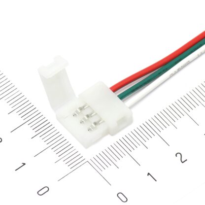 Кабель с клипсой для LED лент (3 pin, 10 мм)