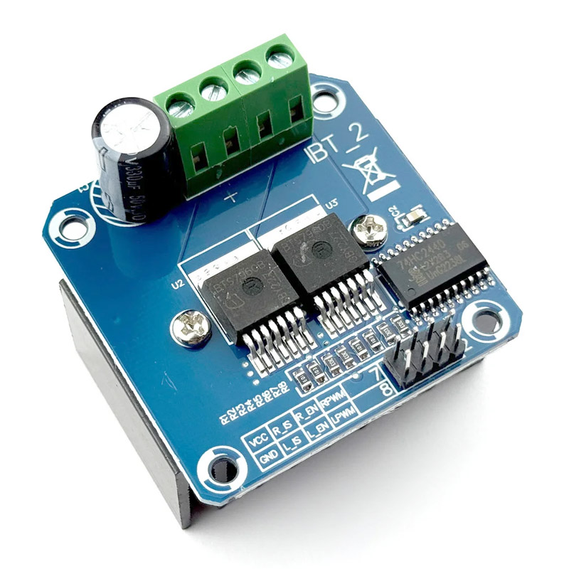 Драйвер двигателей на BTS7960 Драйвер двигателей на BTS7960