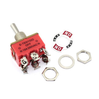 Тумблер E-TEN1322 с фиксацией (250V/15A), 3 позиции