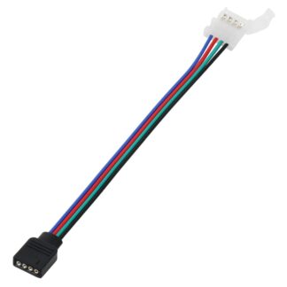 Переходник с клипсы (4 pin 10 мм) на соединитель (4 pin)
