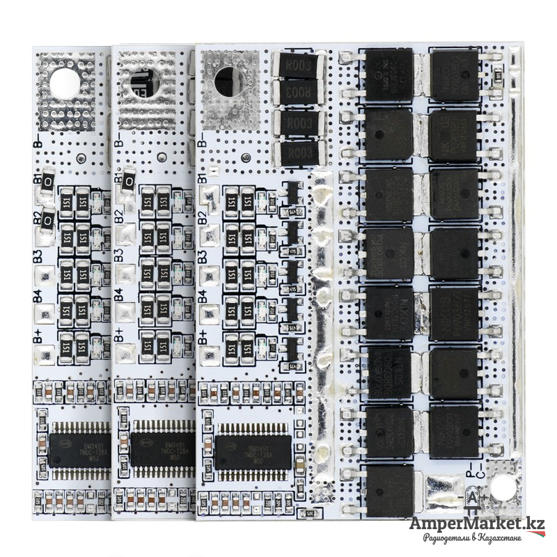 BMS плата контроля Li-ion/Li-Pol аккумуляторов (3S, 4S, 5S / 100А) BMS плата контроля Li-ion/Li-Pol аккумуляторов (3S, 4S, 5S / 100А)