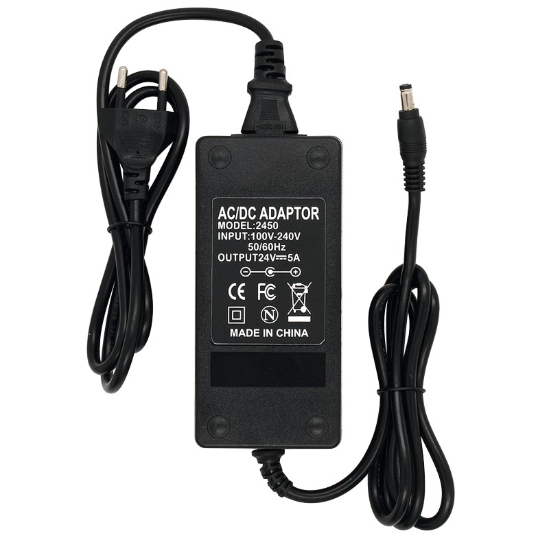 Блок питания 24 В, 5 А | 5,5мм х 2,1мм Блок питания 24 В, 5 А | 5,5мм х 2,1мм