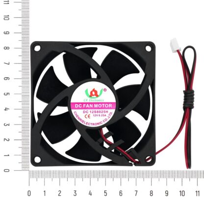 Кулер 12V 0.25A (80x80x25 мм)