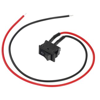 Переключатель / рокер KCD11-101 (14×9 мм | 250 В, 3 А) на проводе (20 см)