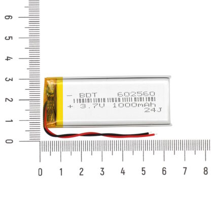 Li-pol аккумулятор 602560 (3.7 В, 1000 мАч)