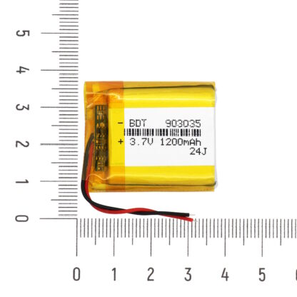 Li-pol аккумулятор 903035 (3.7 В, 1200 мАч)