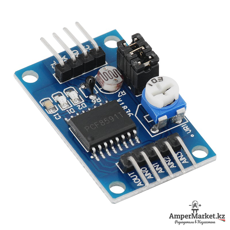 Модуль 8-битного АЦП/ЦАП на PCF8591 Модуль 8-битного АЦП/ЦАП на PCF8591