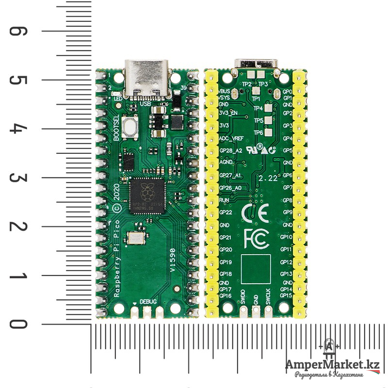 Плата Raspberry Pi Pico (USB Type-C) Плата Raspberry Pi Pico (USB Type-C)