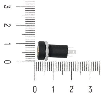 Разъем 3,5 мм на корпус с гайкой (PJ-392A, 3 контакта)