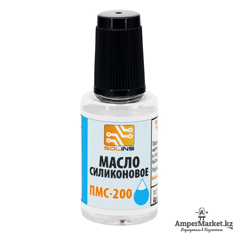 Масло силиконовое ПМС-200 с кисточкой (22 мл), Solins Масло силиконовое ПМС-200 с кисточкой (22 мл), Solins