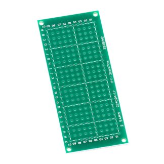 Монтажная плата (текст.) односторонняя (2x8 см)