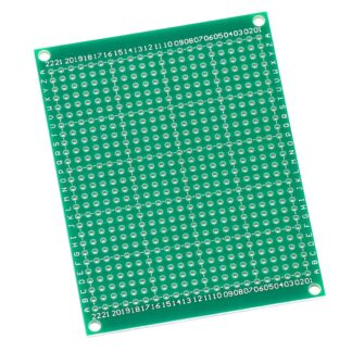 Монтажная плата (текст.) односторонняя (6x8 см)