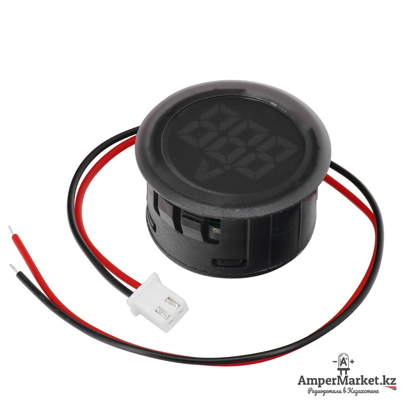 Двухпроводной DC вольтметр (5 – 100 В) круглый (30 мм) Двухпроводной DC вольтметр (5 – 100 В) круглый (30 мм)