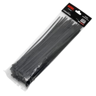 Хомут пластиковый черный (4.8x300 мм) – 120 шт