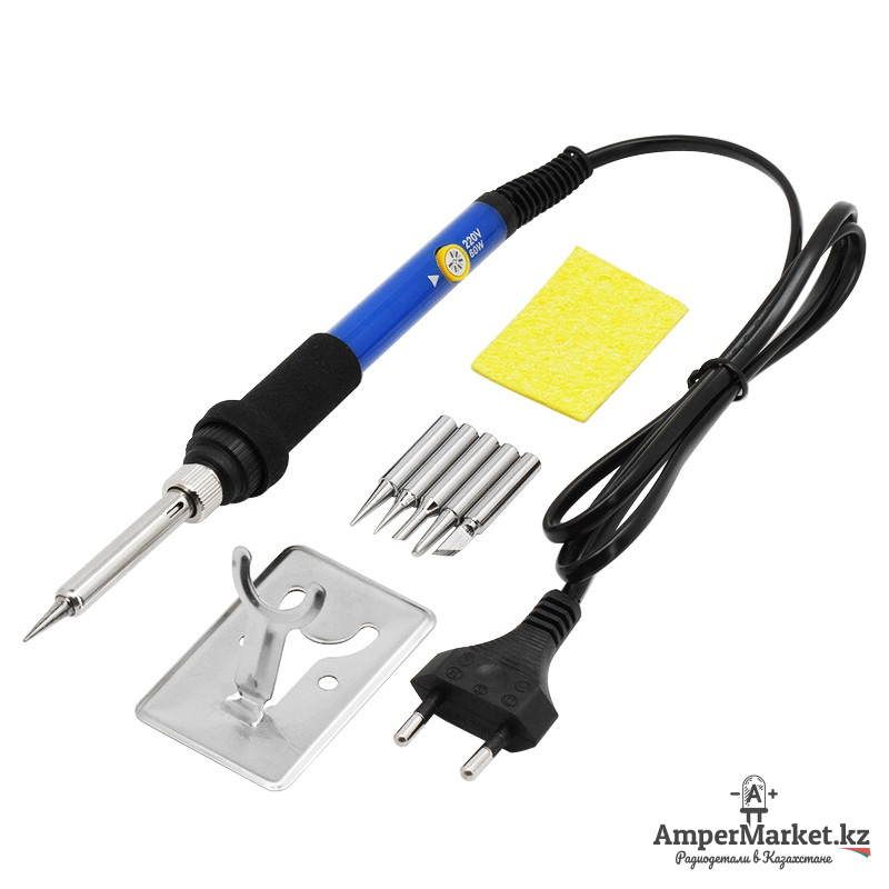 Паяльник (220 В, 60 Вт) с аксессуарами Паяльник (220 В, 60 Вт) с аксессуарами