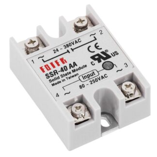 Твердотельное реле SSR-40AA (80 – 250 VAC / 24 – 380 VAC)