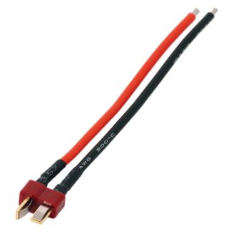 T Plug (папа) на кабеле 16AWG (10 см)