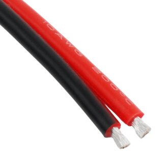 Двухжильный силиконовый кабель 10AWG, 5.3 мм² (1 м)
