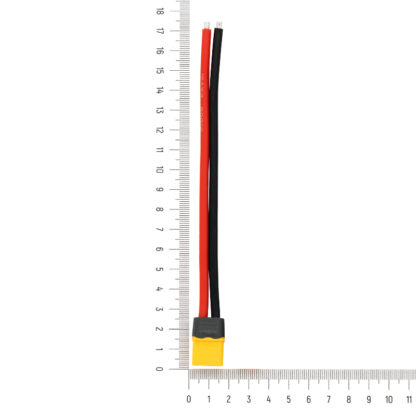 XT60H (папа) на кабеле 12AWG (15 см)