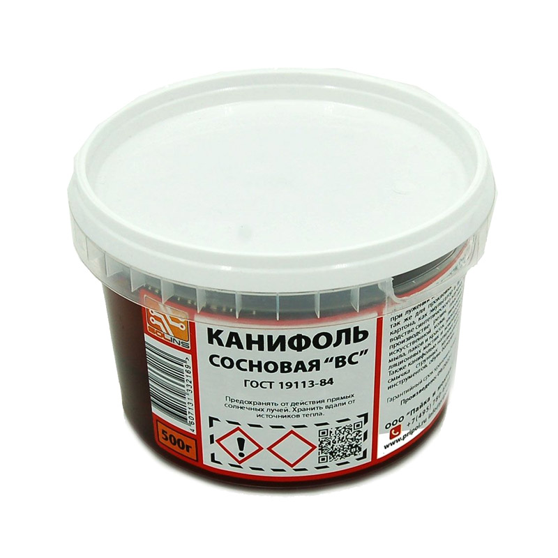 Канифоль сосновая для пайки (500 г), Solins Канифоль сосновая для пайки (500 г), Solins