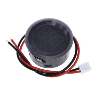 Двухпроводной DC вольтметр (5 – 100 В) круглый (30 мм)