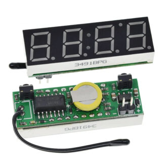 DC вольтметр (5 – 30 В) с термометром и часами на RX8025T