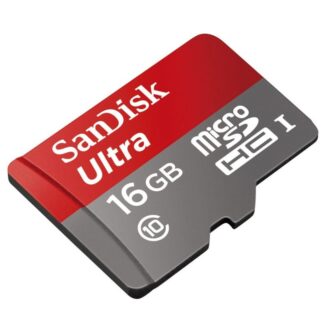 Карта памяти Micro SDHC SanDisk, класс 10 (16GB) с адаптером